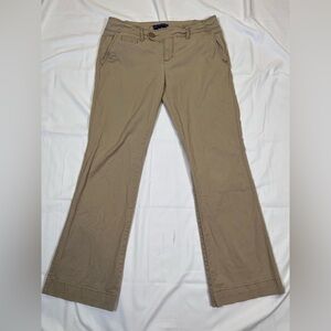 Vintage Y2K American Eagle Low Rise Wide Leg Pants Tan Women’s 6S Streetwear